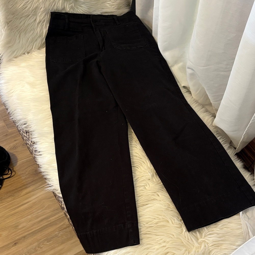 Black Cropped Pants